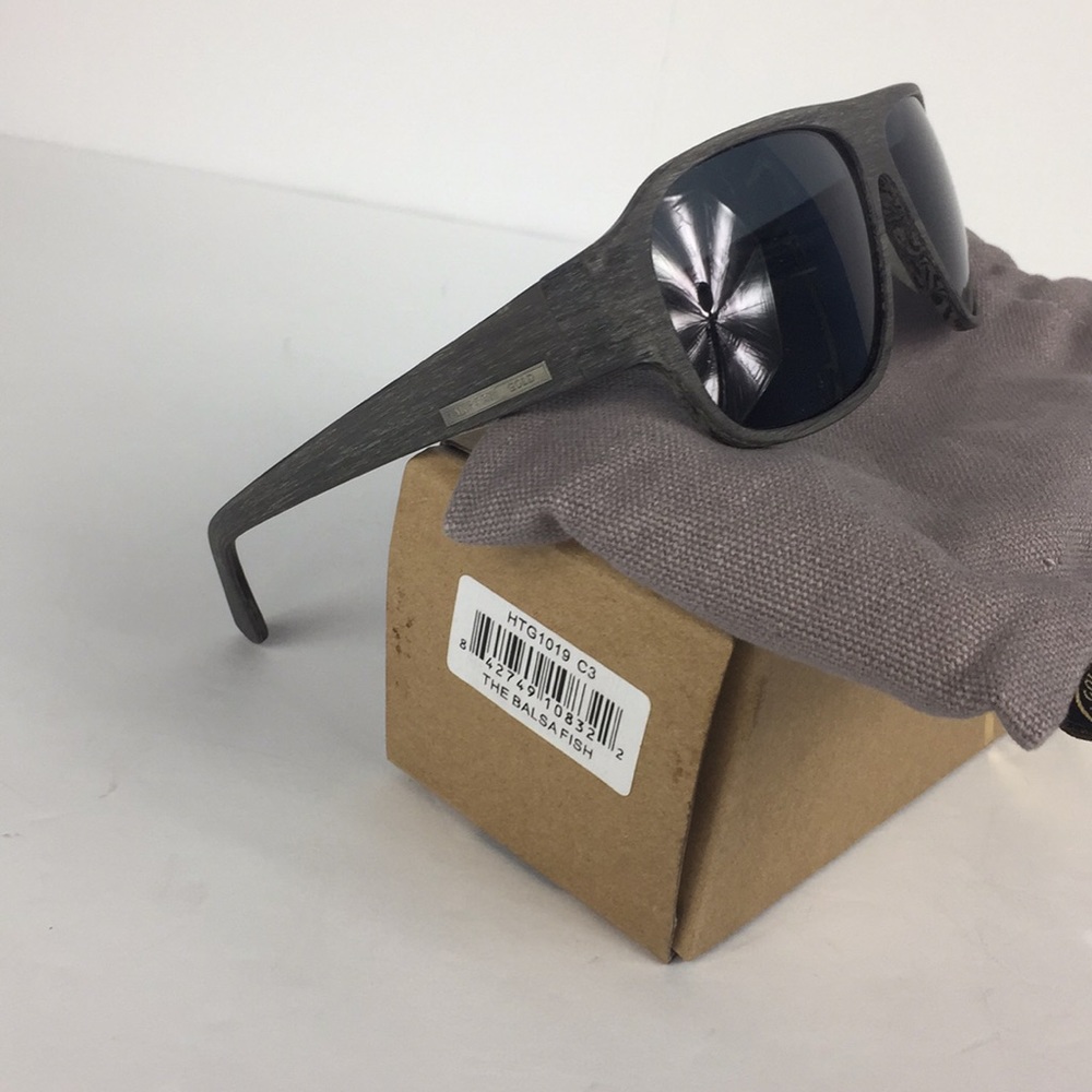 Hang Ten The Balsa Fish Black Polarized Sunglasses